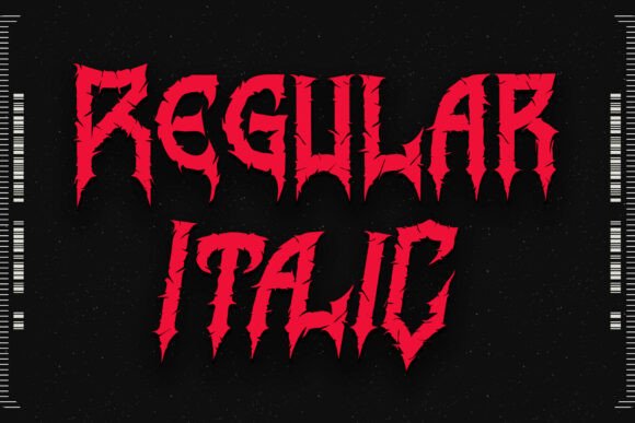 Ravenmorth Font PNG with transparent background - Preview 6