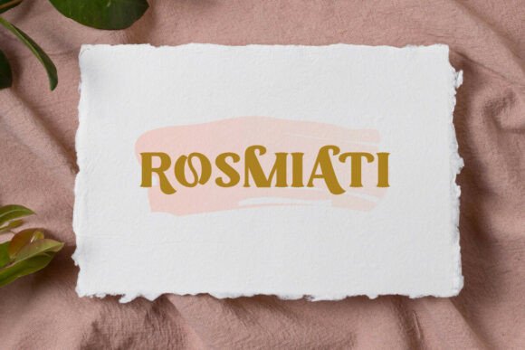 Rosmiati Font PNG with transparent background - Preview 2