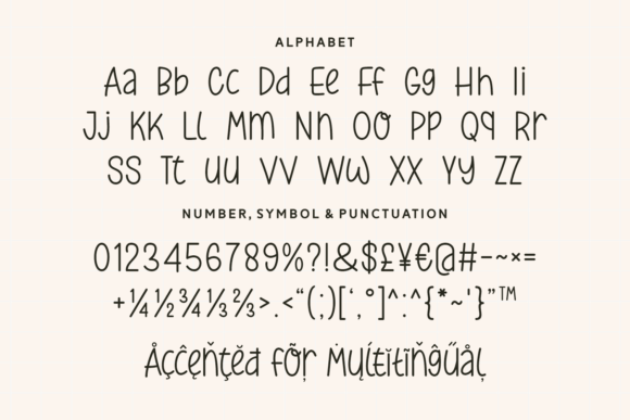 School Jumping Font PNG with transparent background - Preview 3