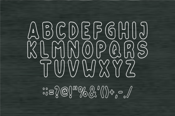 Snow Cartoon Font font preview - 4