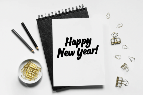 2026 New Year Font - Preview 4