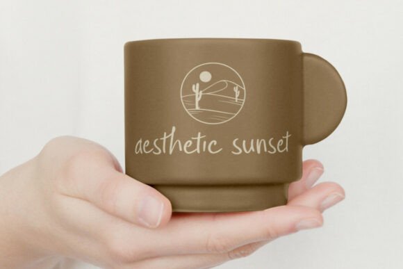 Aesthetic Sunset Font - Preview 6