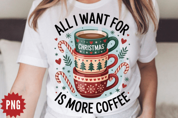 All I Want For Is More Coffee Png