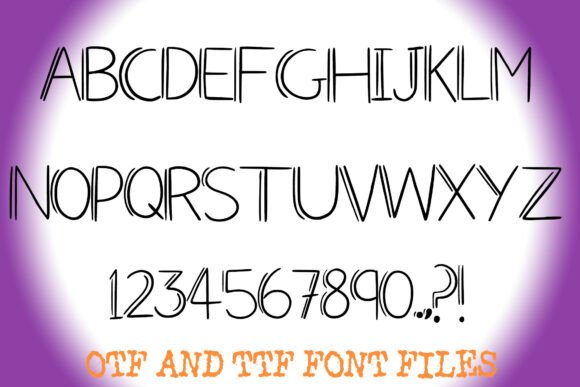 Art Deco Handwriting Font - Preview 1