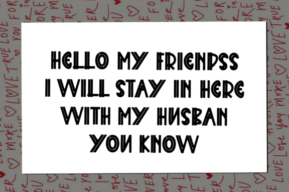Broken Heart Font - Preview 3
