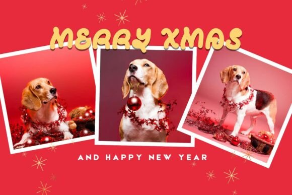 Christmas Pipow Font PNG with transparent background - Preview 3