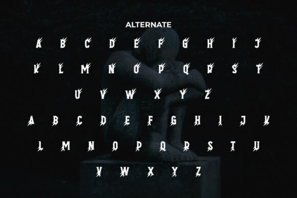 Depresi Font - Preview 6
