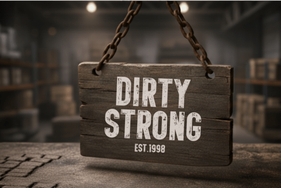Dirty Strong Font - Preview 6