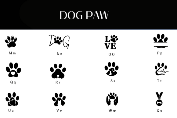 Dog Paw Font - Preview 2