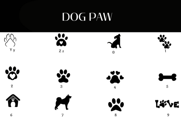 Dog Paw Font - Preview 3