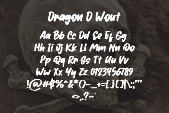 Dragon D Wout Font - Preview 1
