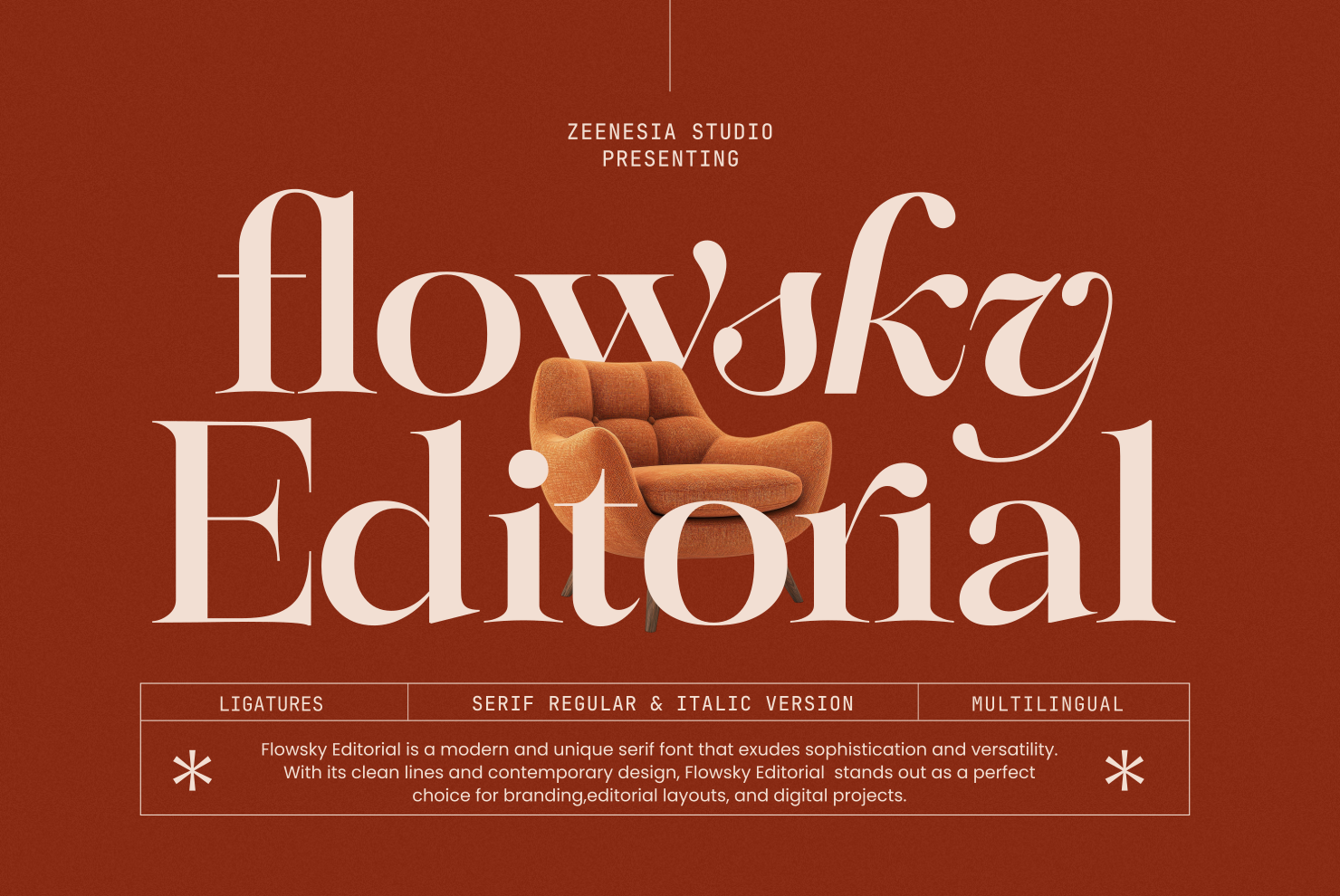Flowsky Editorial Font - photo 1
