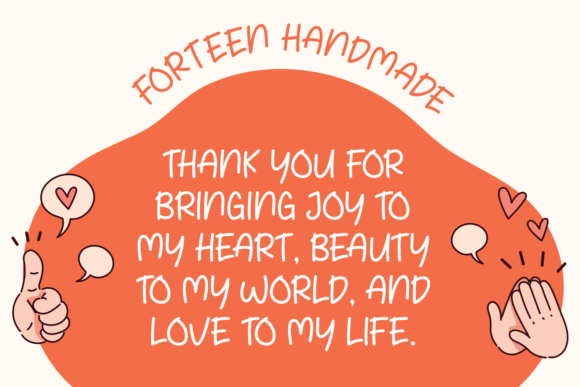 Forteen Handmade Font - Preview 1
