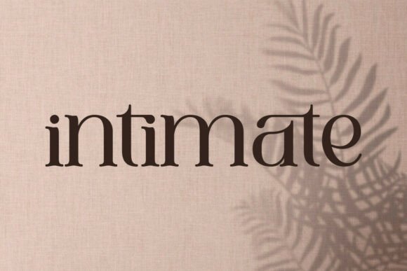 Intimate Font - Preview 1