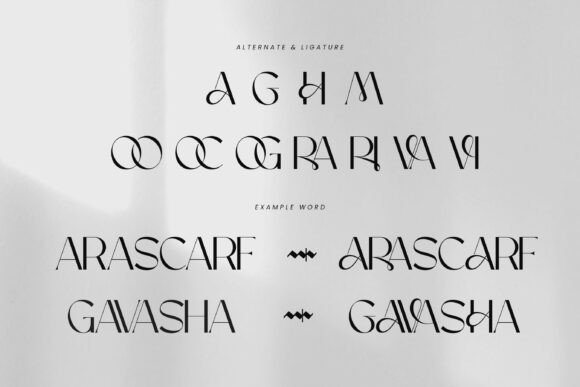 Maison Bright Font PNG with transparent background - Preview 5