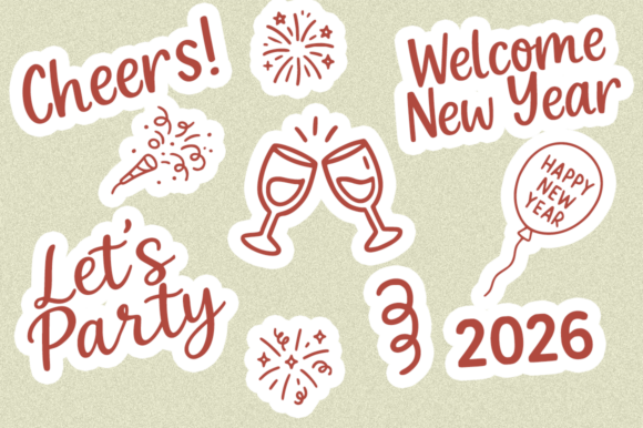 Midnight Sparkle Duo Font PNG with transparent background - Preview 4