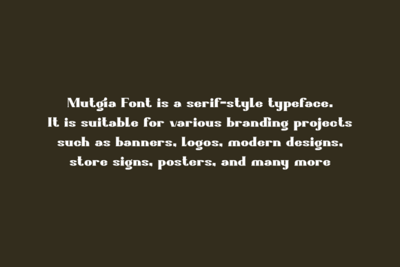 Mutgia Font PNG with transparent background - Preview 4