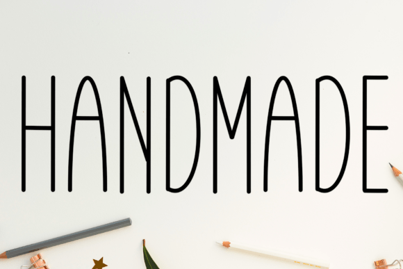 Notes Minimalist Font PNG with transparent background - Preview 3