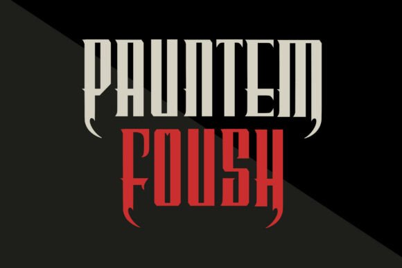Perrownt Font PNG with transparent background - Preview 5