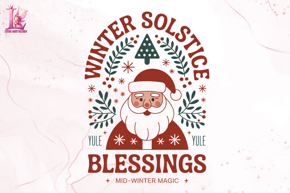 Winter Solstice Blessings Midwinter PNG
