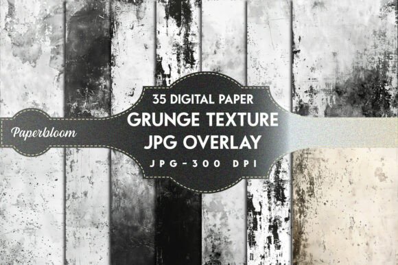 35+ Grunge Texture JPG Overlay