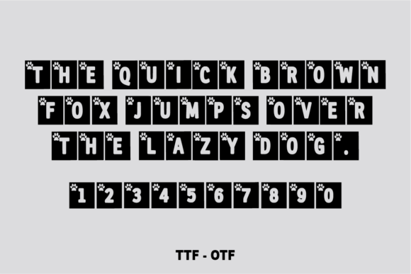 Cat Box Font - Preview 3
