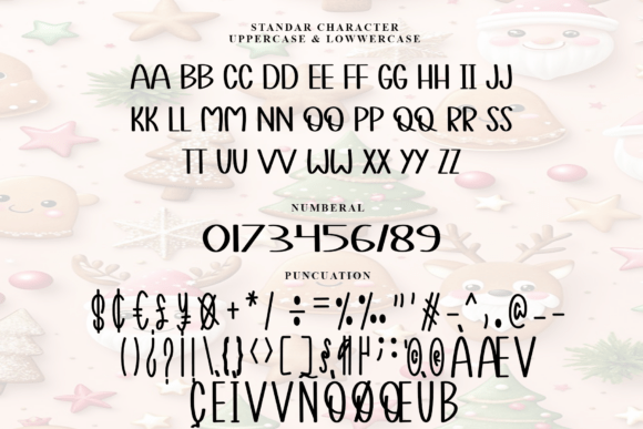 Christmas Stocking Font - Preview 4