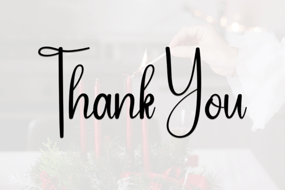 Christmas Underline Font PNG with transparent background - Preview 4