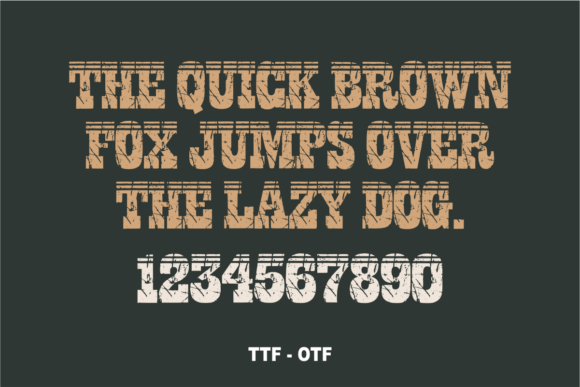 College Vintage Font - Preview 3