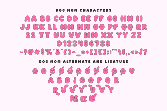 Dog Mom Font - Preview 1