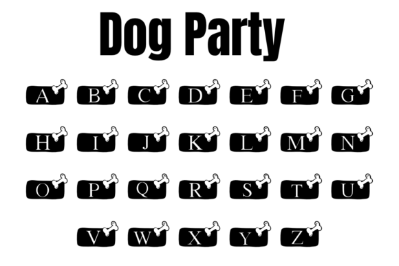 Dog Party Font - Preview 2