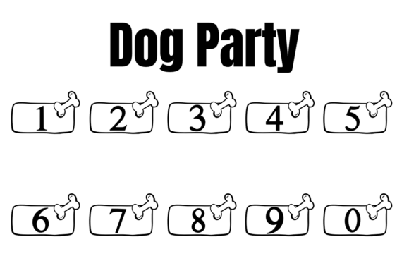 Dog Party Font - Preview 3