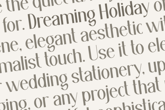Dreaming Holiday Font - Preview 5