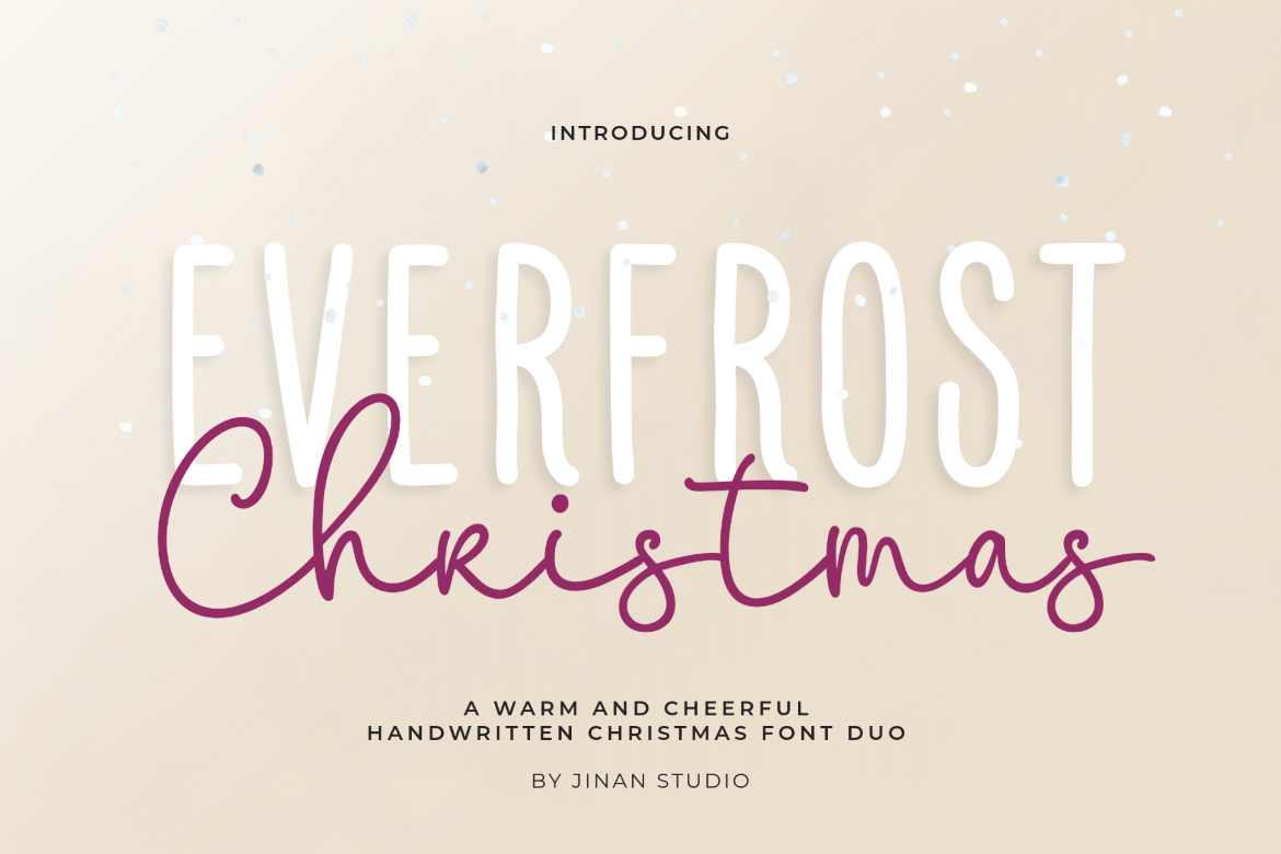 Everfrost Christmas Duo Font - photo 1