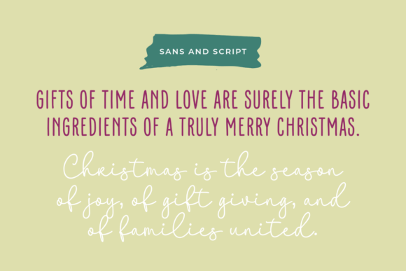 Everfrost Christmas Duo Font PNG with transparent background - Preview 1