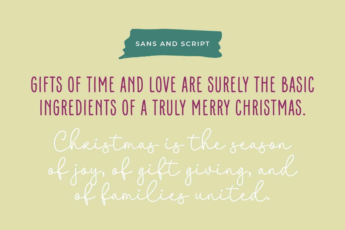 Everfrost Christmas Duo Font - photo 2