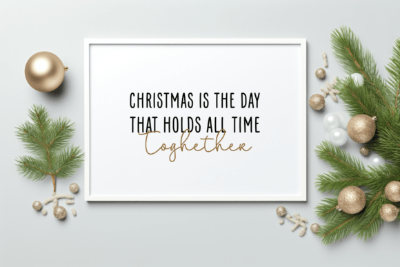 Everfrost Christmas Duo Font PNG with transparent background - Preview 5