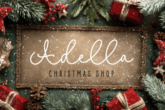 Everfrost Christmas Duo Font PNG with transparent background - Preview 6