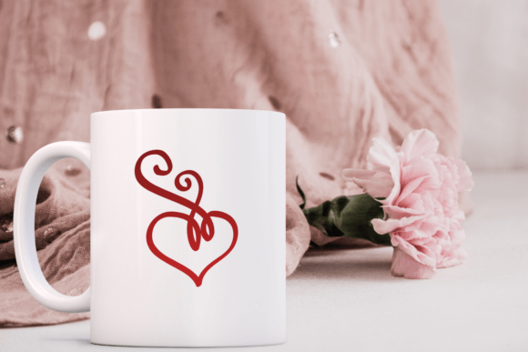 Heart Flourish Lines Font - Preview 5