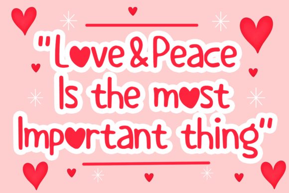 Lovely Marker Font PNG with transparent background - Preview 1