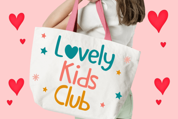 Lovely Marker Font PNG with transparent background - Preview 2