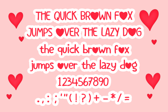 Lovely Marker Font PNG with transparent background - Preview 3