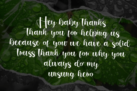 Middy Beauty Font PNG with transparent background - Preview 2