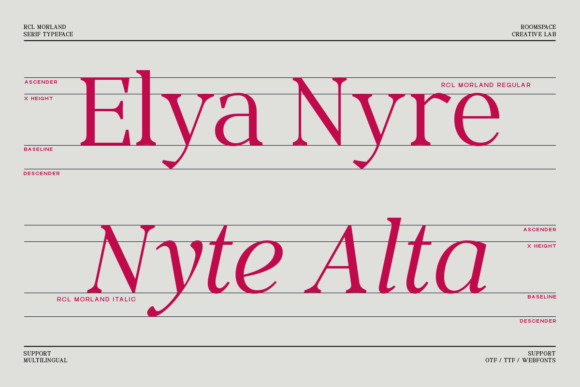 Morland Font PNG with transparent background - Preview 2