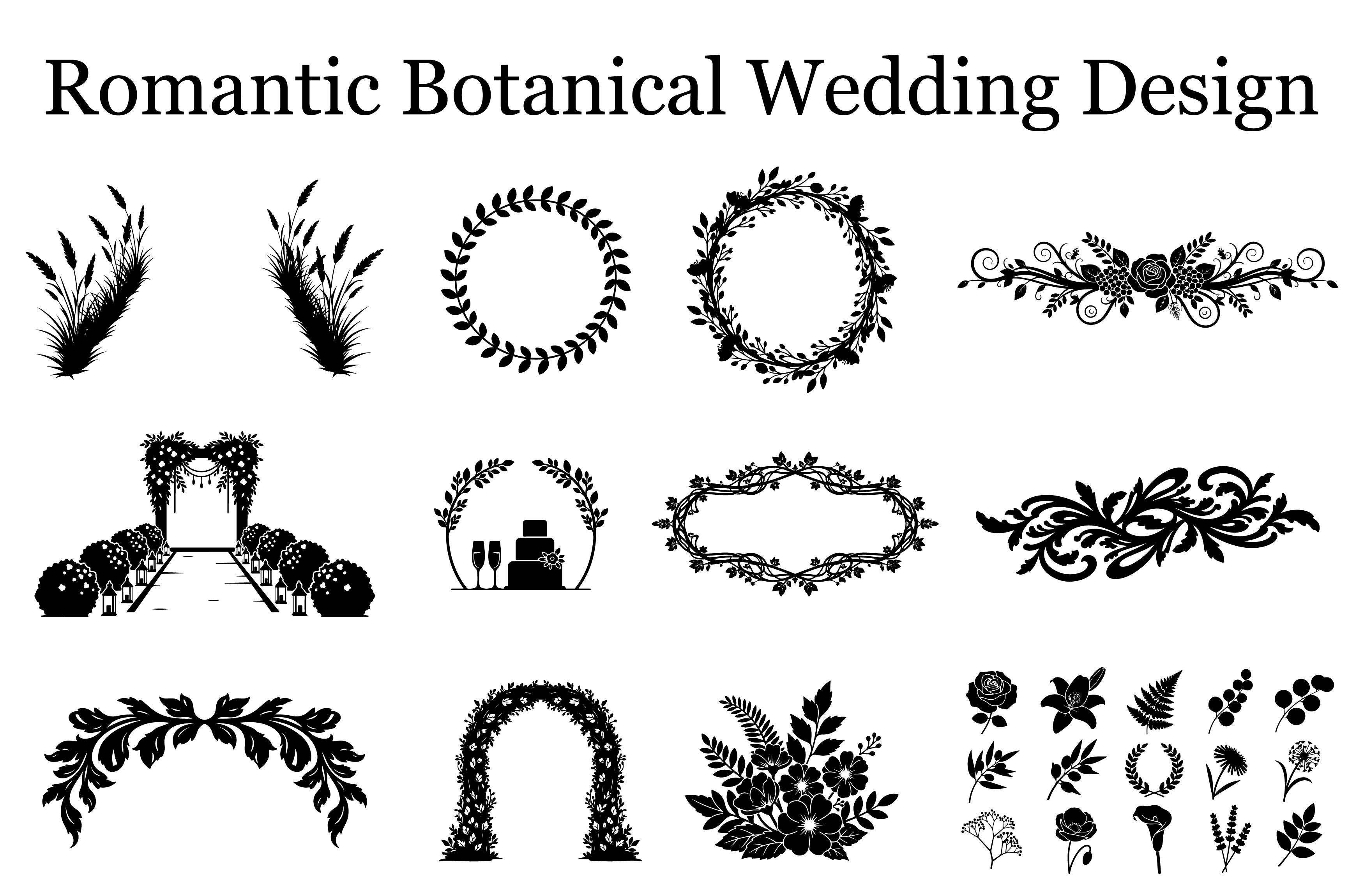 Nature Wedding Decorative Element
