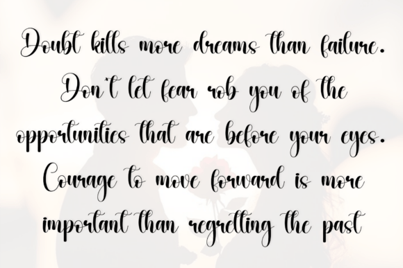 Romatic Collection Font font preview - 5