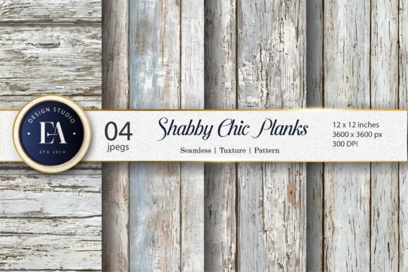Whitewashed Wood Digital Paper