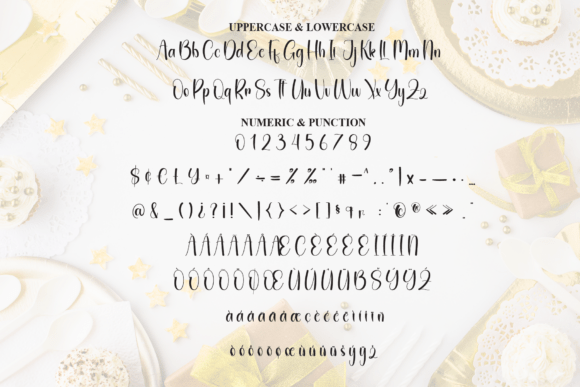 Birthday Honey Font - Preview 6