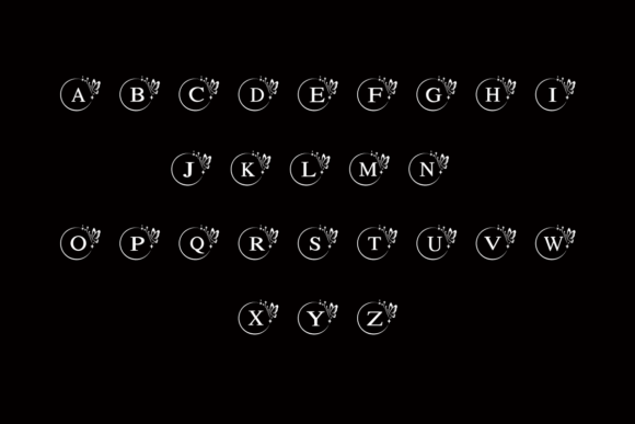 Butterfly Magic Font PNG with transparent background - Preview 2