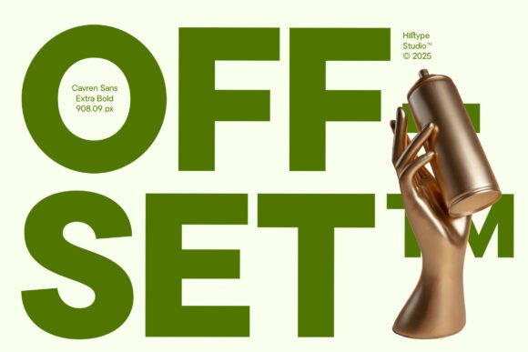 Cavren Sans Font - Preview 3
